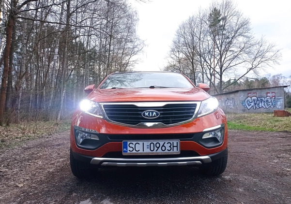 Kia Sportage cena 53500 przebieg: 166500, rok produkcji 2011 z Zawiercie małe 781